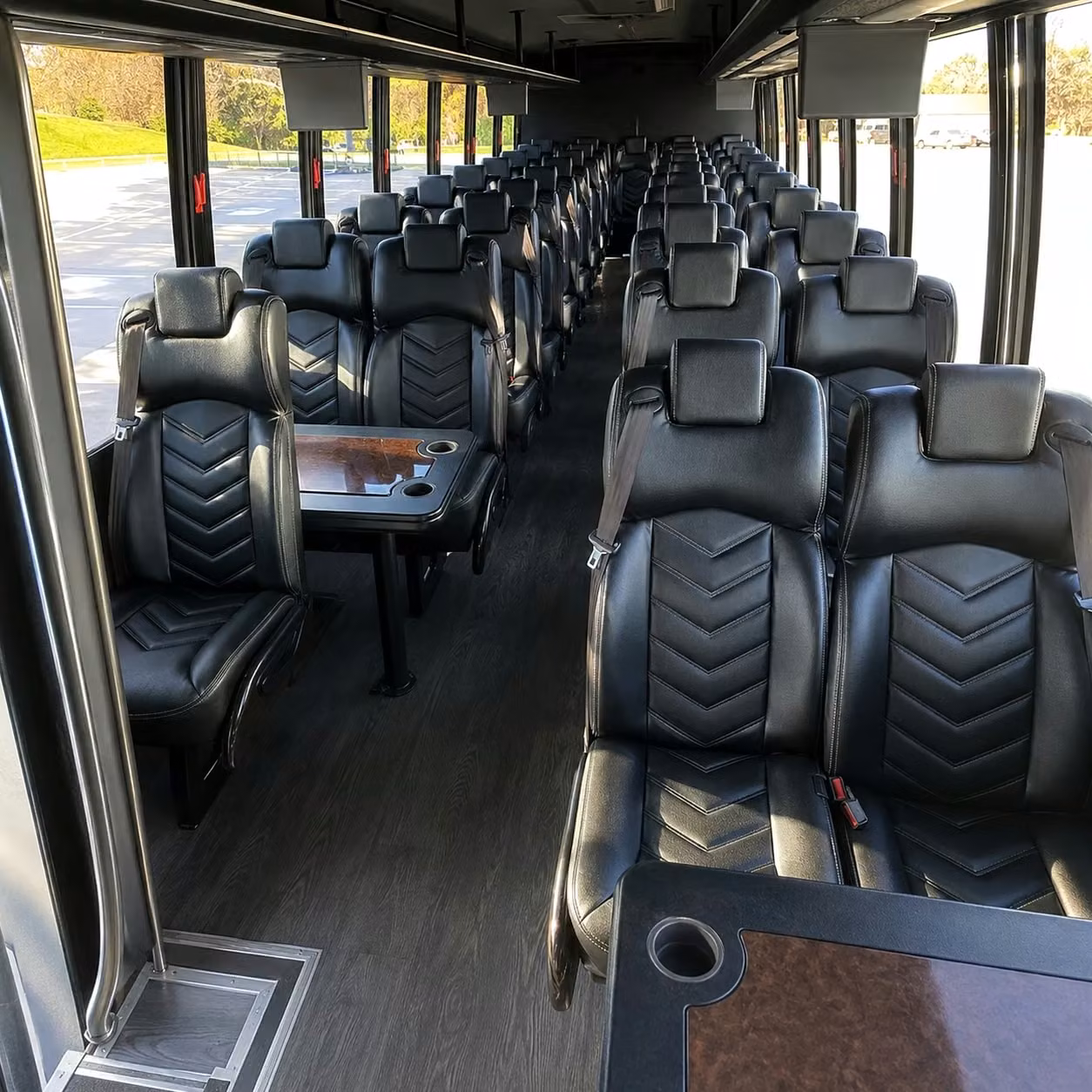 25 passenger minibus interior