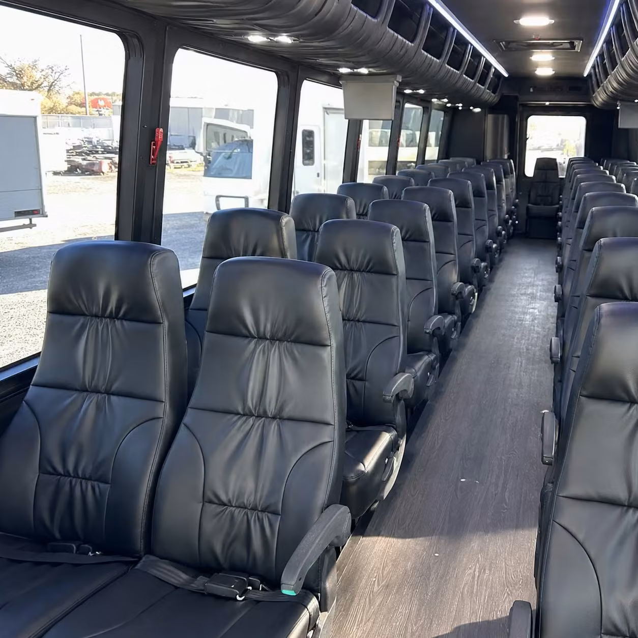 28 passenger minibus inside