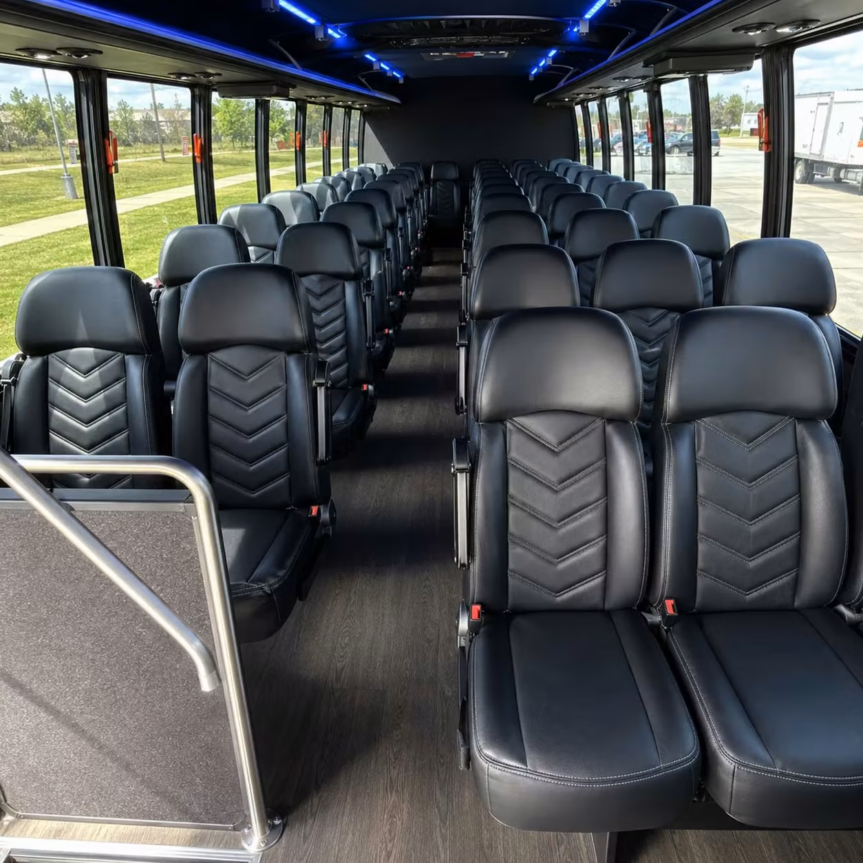 30 passenger minibus inside