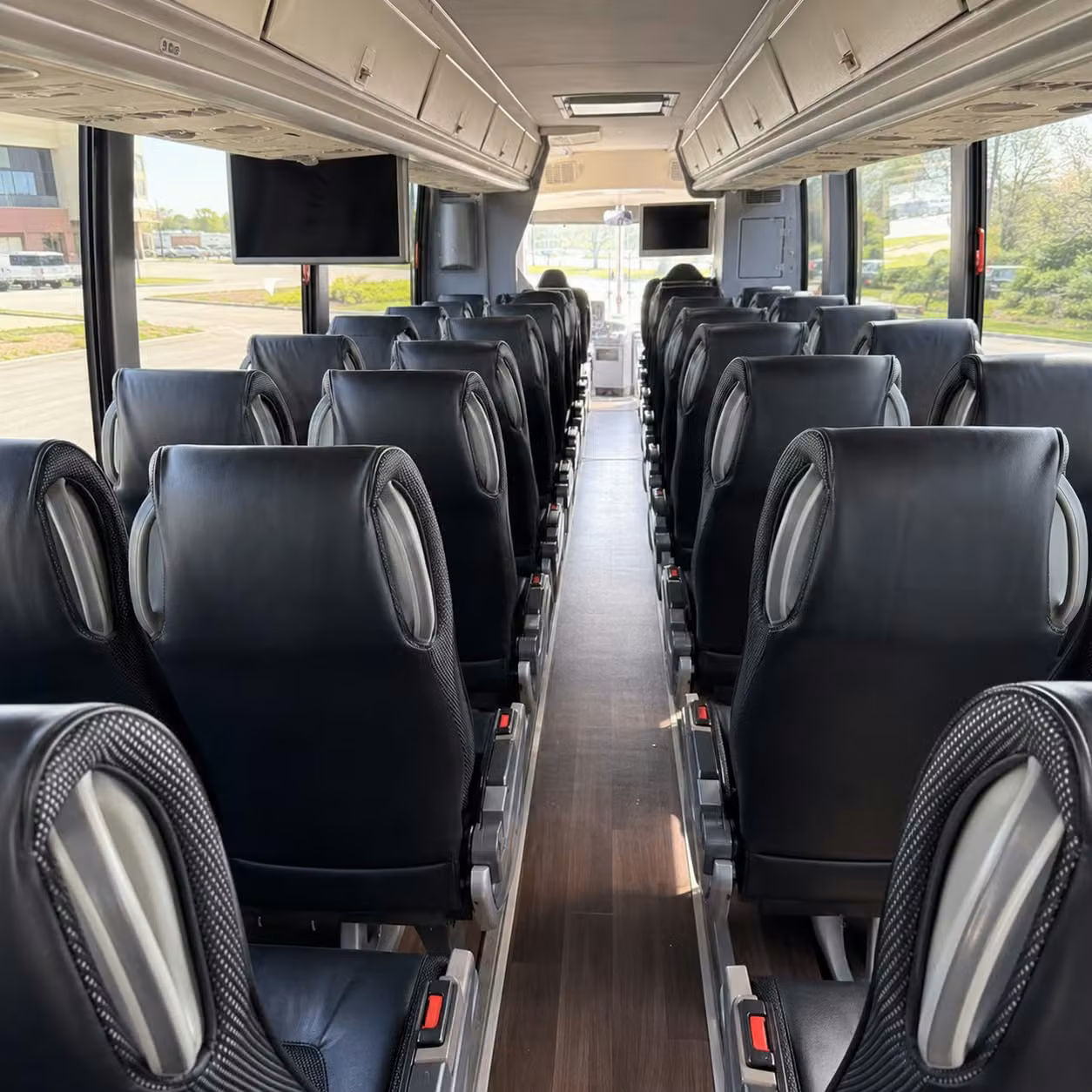 mckinney charter bus interior