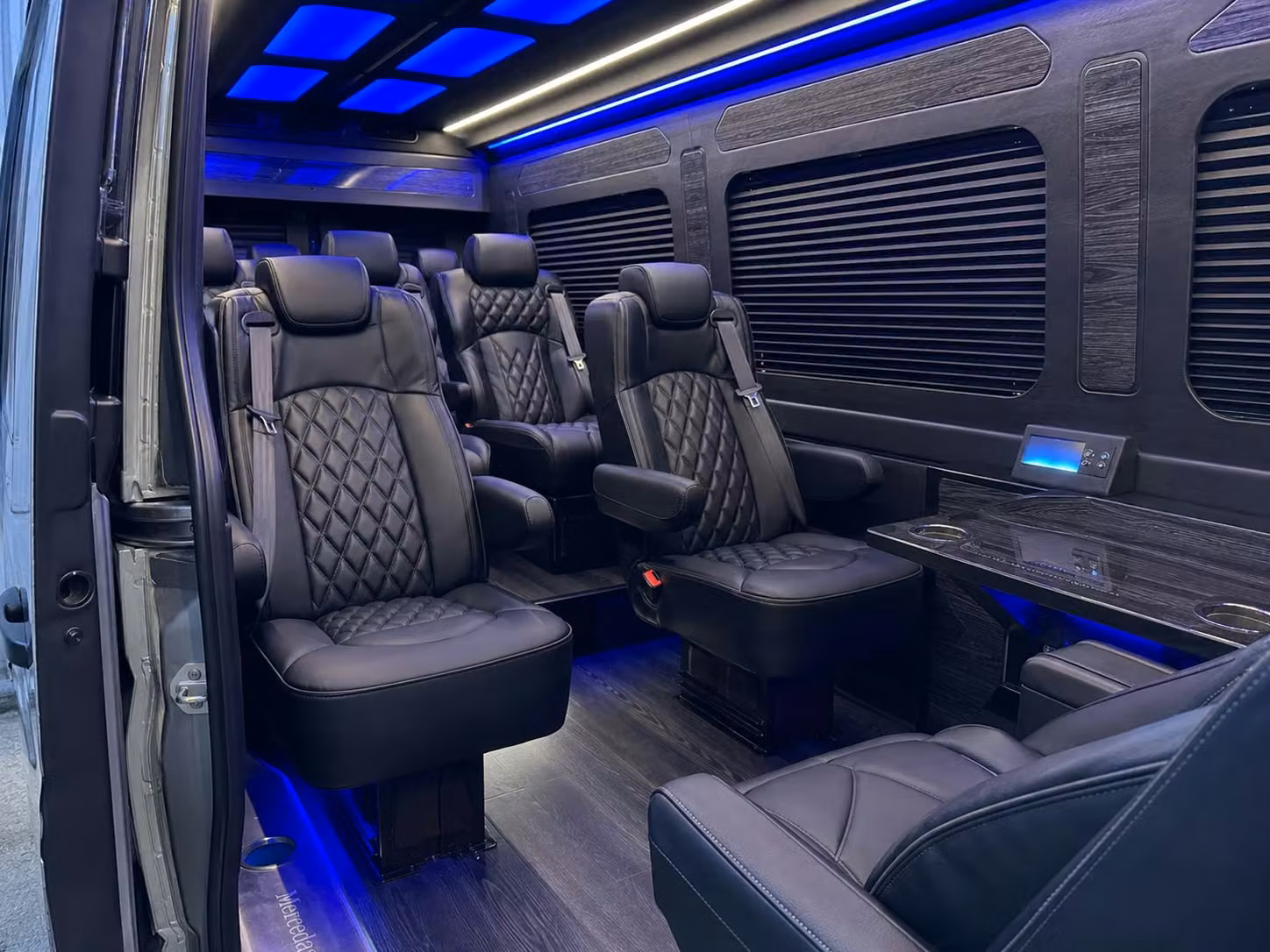 sprinter van with driver interior